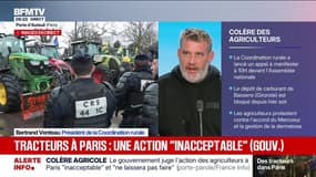 Bertrand Venteau, président de la Coordination rurale: "Les propos de la porte-parole [Maud Bregeon] sont ignobles"