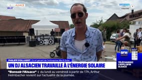 Un DJ alsacien fait fonctionner sa sono grâce à des panneaux solaires