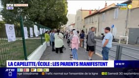 Marseille: les parents d'élèves de La Capelette manifestent contre la surpopulation des classes