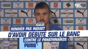 OM : Rongier pas inquiet d'avoir débuté sur le banc contre le Panathinaïkos