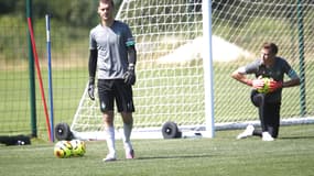Stefan Bajic à la reprise de l'entrainement de Saint-Etienne