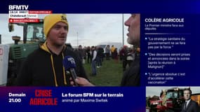 Crise agricole: François Turpeau, président de la Coordination rurale 86, admet des "efforts" de la part du gouvernement mais demande à ce qu'on "arrête l'abatage total" 