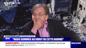 Pour Alain Finkielkraut, "une partie de l'extrême gauche" accompagne "le déchaînement de la nouvelle haine antijuive"