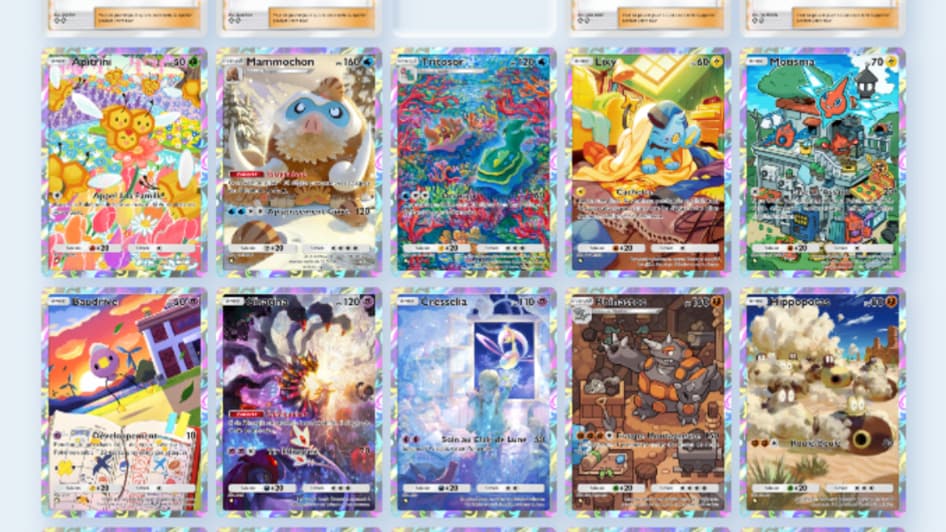 Des cartes sur Pokémon TCG Des cartes sur Pokémon TCG
