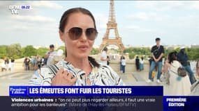 Face aux émeutes, l'inquiétude des touristes en visite dans la capitale