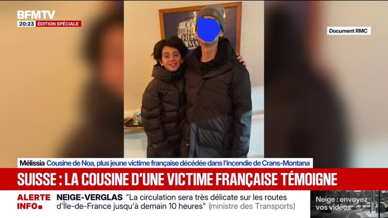 Crans-Montana: "On est en colère contre ce bar", confie la cousine d'une jeune victime décédée dans l'incendie