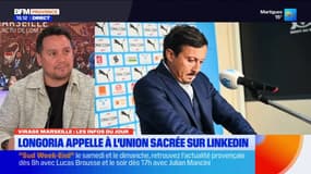 OM: Pablo Longoria appelle à l'union sacrée sur LinkedIn