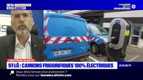Saint-Lô: des camions frigorifiques 100% électriques, un chantier mené par Enedis