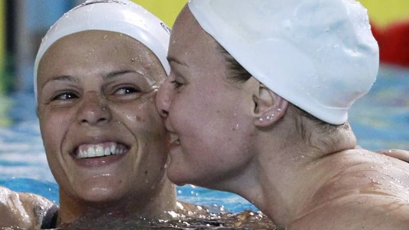 Laure Manaudou et Cloé Credeville