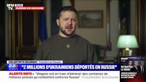 Volodymyr Zelensky: "Environ 2 millions d'Ukrainiens ont été déportés vers la Russie"