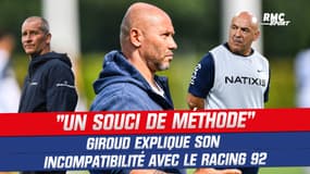 XV de France : "Un souci de méthode de travail", Giroud explique pourquoi il a renoncé au Racing