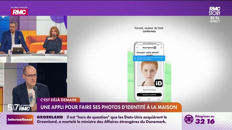 C'est déjà demain - Une appli pour faire ses photos d'identité à la maison