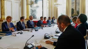 Conseil des ministres présidé par Emmanuel Macron, le 24 août 2022 au palais de l'Elysée à Paris