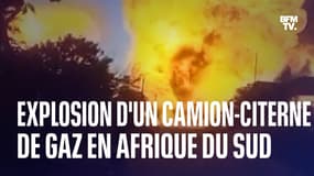 Afrique du Sud: 10 morts suite à l'explosion d'un camion-citerne rempli de gaz 