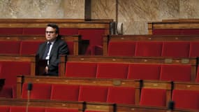 Thomas Thévenoud s'est installé à l'avant-dernier rang ceux réservés aux députés non-inscrits.