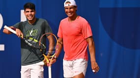 Rafael Nadal et Carlos Alcaraz