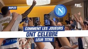 Serie A : Comment les joueurs de Naples ont célébré leur titre