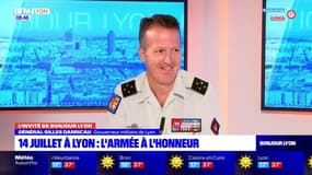 Le général Gilles Darricau, gouverneur militaire de Lyon va président le défilé militaire place Bellecour