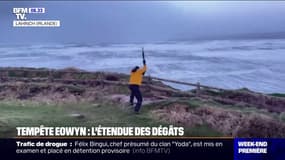 Tempête Eowyn: l'étendue des dégâts en Irlande du Nord