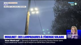 Moulinet: des lampadaires qui fonctionnent à l'énergie solaire