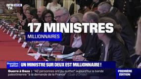 La moitié des ministres sont millionnaires au sein du gouvernement