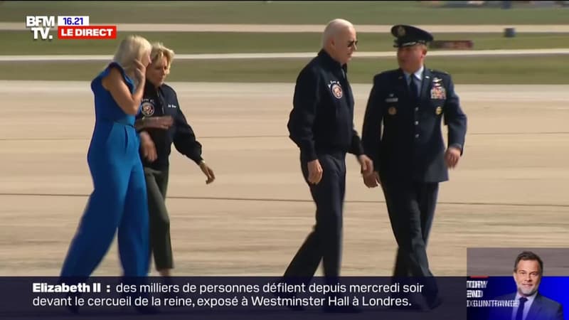 Joe Biden s'envole pour Londres afin d'assister aux funérailles de la reine Elizabeth II