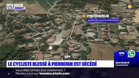 Pierrerue: le cycliste de 55 ans, blessé vendredi, est mort à l'hôpital 