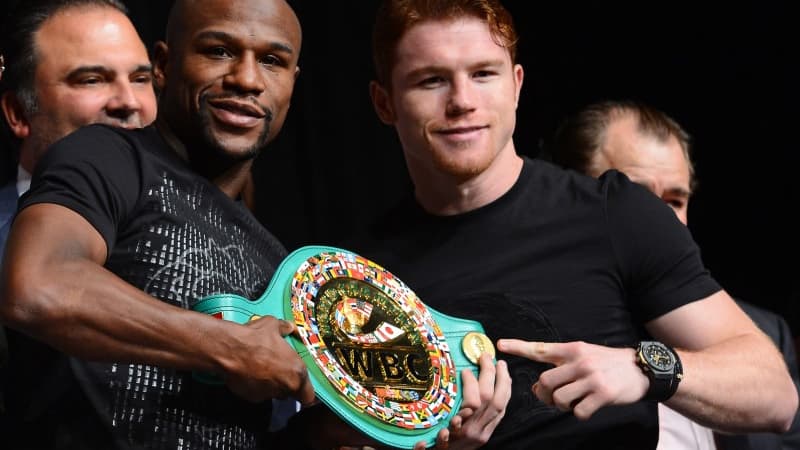 Floyd Mayweather et Saul Alvarez