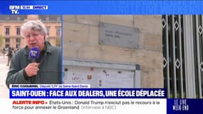 École déplacée à Saint-Ouen: "Si c'est une fermeture temporaire, c'est un point de pris", affirme Éric Coquerel (LFI)