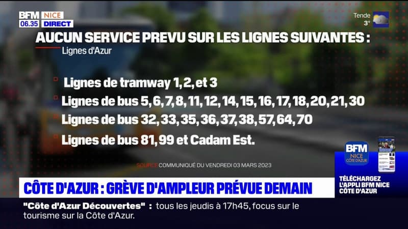 Grève du 7 mars: le point sur les perturbations sur la Côte d'Azur