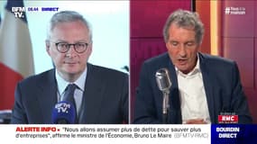 "Il faudra une aide pour ceux qui prennent cette crise de plein fouet" annonce Bruno Le Maire