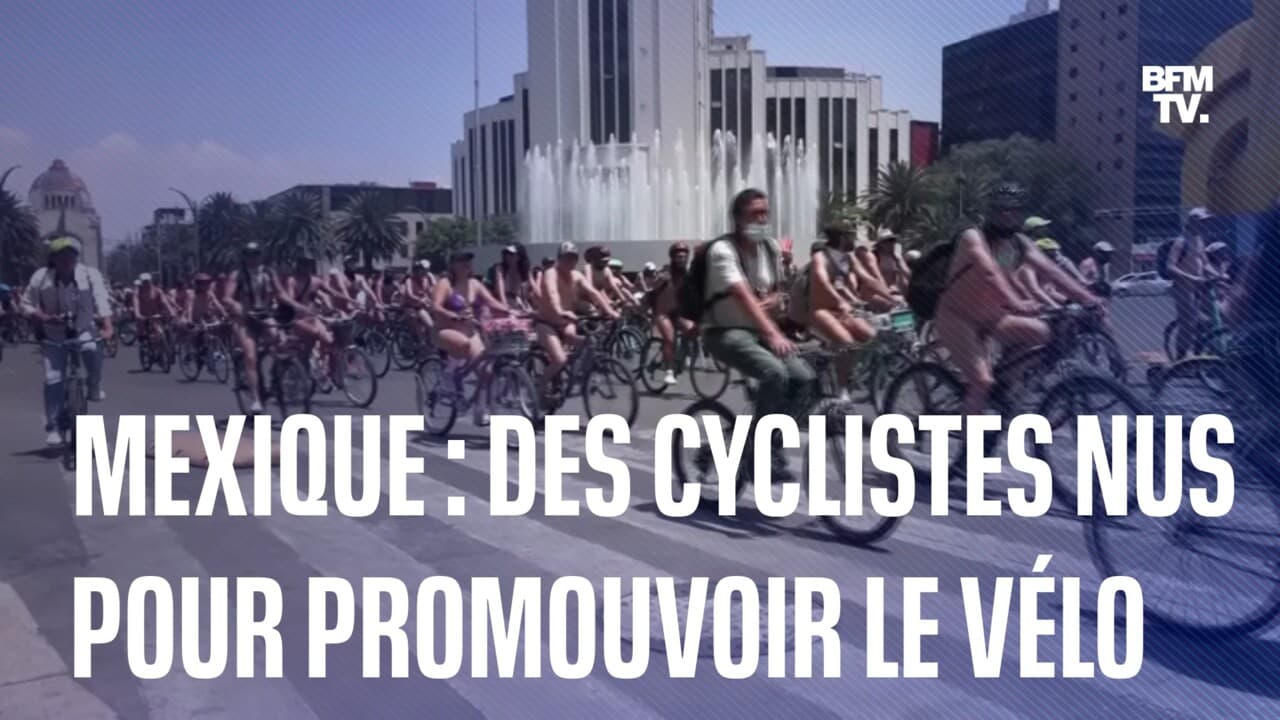 Mexique: ces cyclistes défilent nus pour promouvoir l’utilisation du vélo