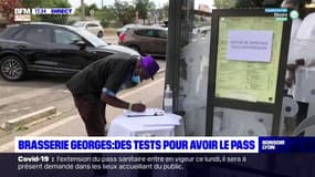 Brasserie Georges : des tests à l'entrée pour les clients sans pass sanitaire