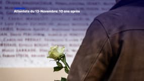 Un hommage pour les victimes du Bataclan, le 13 novembre 2022.