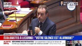 Écologie: "La priorité est de continuer la décarbonisation", répond Sébastien Lecornu à Cyrielle Châtelain (Écologiste et social)