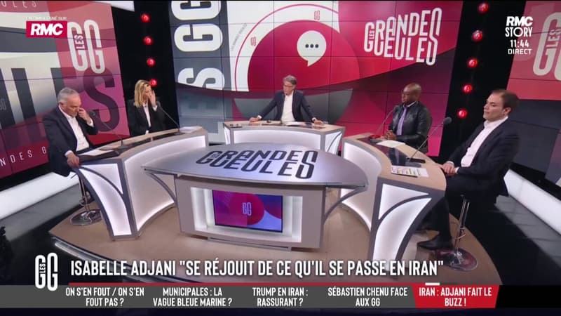 Isabelle Adjani se réjouit de ce qu'il se passe en Iran