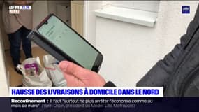 Nord: avec la crise sanitaire, les livraisons à domicile en plein boom 