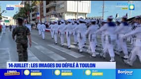 14 Juillet: les images du défilé à Toulon
