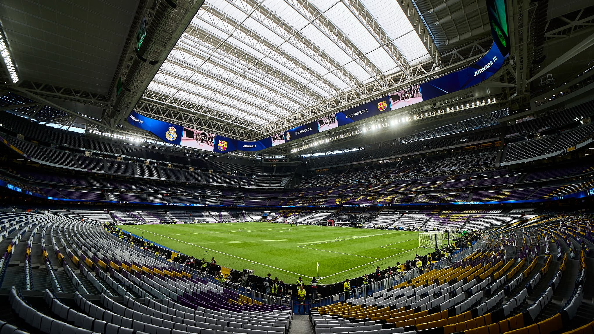 Le stade  Santiago Bernabeu le 26/10/2025