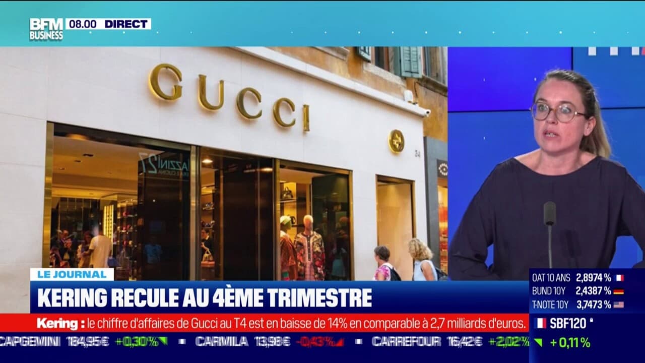 Kering recule au 4ème trimestre