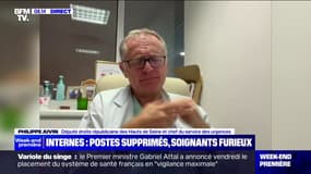 Philippe Juvin (député droite républicaine et chef du service des urgences): "Notre système de formation des médecins n'est pas adapté en quantité"