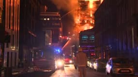 L'incendie de l'école d'art de Glasgow.