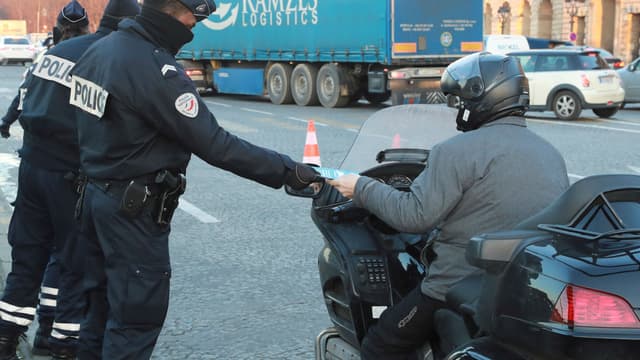 Un contrôle routier (photo d'illustration).
