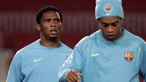 Samuel Eto'o et Ronaldinho