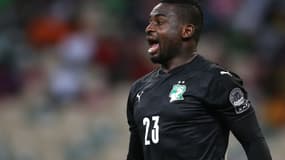 Badra Ali Sangaré lors du match Côte d'Ivoire-Sierra Leone, le 16 janvier 2022 à la CAN