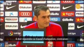 Barça : Valverde avertit Dembélé, "il faut qu'il rejoue petit à petit" après sa blessure