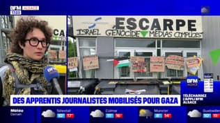 L'école de journalisme de Strasbourg bloquée par des étudiants pour soutenir Gaza