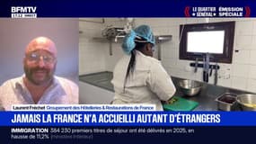 "On a besoin de l’apport de travailleurs étrangers", explique Laurent Fréchet, du groupement des Hôtelleries et Restaurations de France