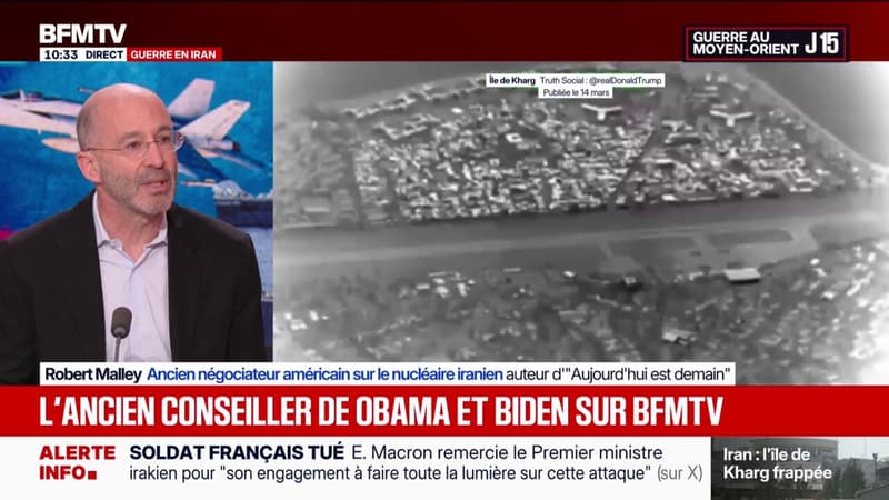 Guerre au Moyen-Orient: "Les Iraniens voulaient une guerre de longue durée pour faire en sorte que les États-Unis et l'économie mondiale en payent le prix", pense Robert Malley, ancien négociateur américain sur le nucléaire iranien