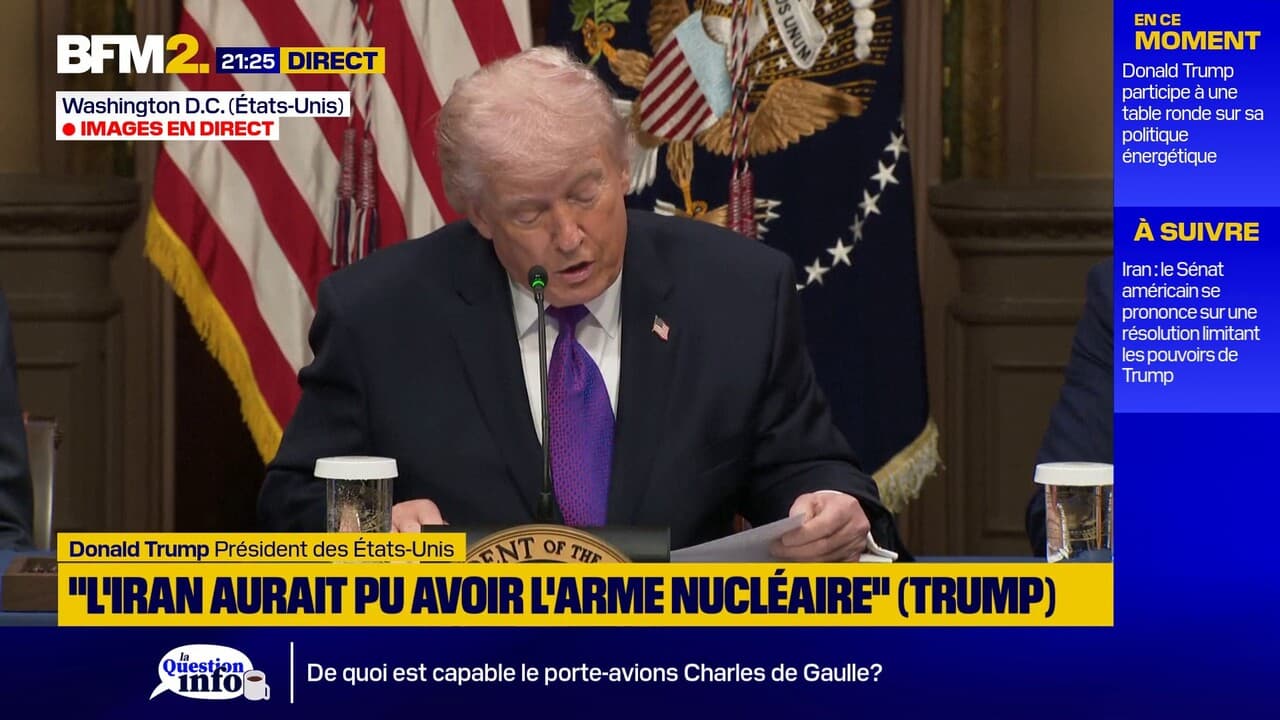 Frappes en Iran: "Sur une échelle de 1 à 10", Donald Trump se donne "environ 15" Kép